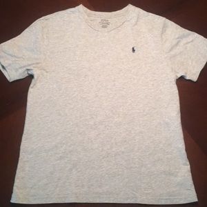 Polo vneck tshirt- boys size 14/16